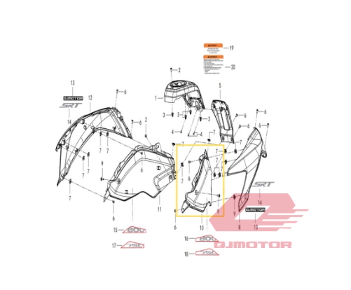 QJ SRT 800 X DEPO GRENAJI ALT SOL