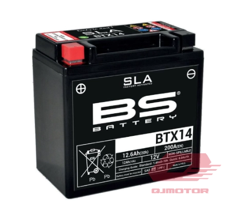 QJ SRT 550 BTX14-BS AKÜ