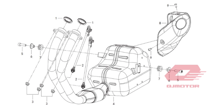 QJ SRK 400 RR EGZOZ KOMPLE