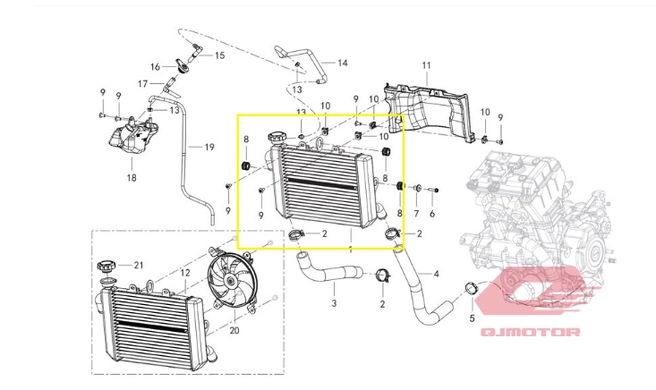QJ SRK 400 RR RADYATÖR