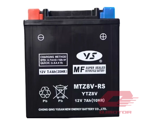 QJ SRK 125 R MTZ8V-RS YS AKÜ