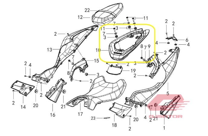 QJ SRK 125 S SELE ALTI GRİ
