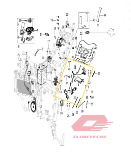 QJ SRK 125 R ELEKTRİK TESİSATI