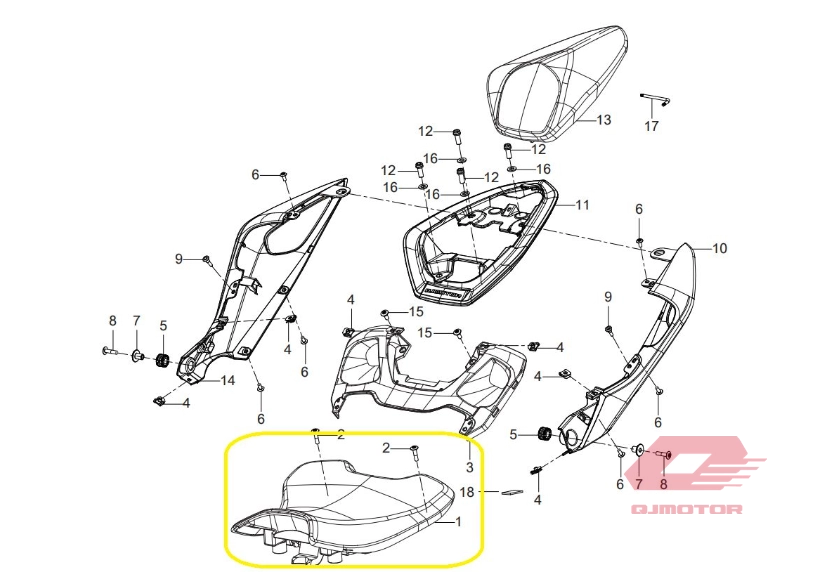 QJ SRK 125 R ÖN SELE