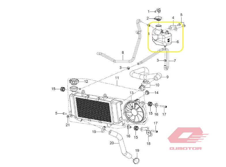 QJ SRK 125 R SU TANKI R14