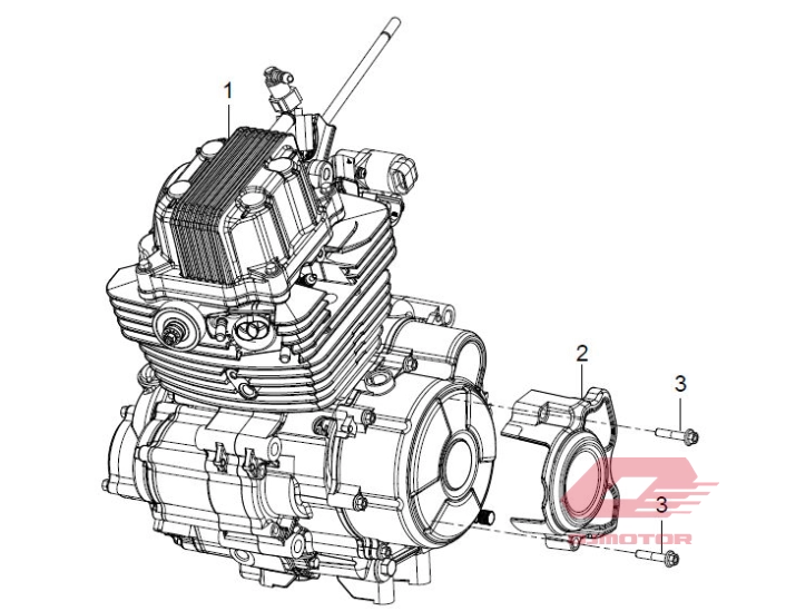 QJ TRX 12 KELLE MOTOR