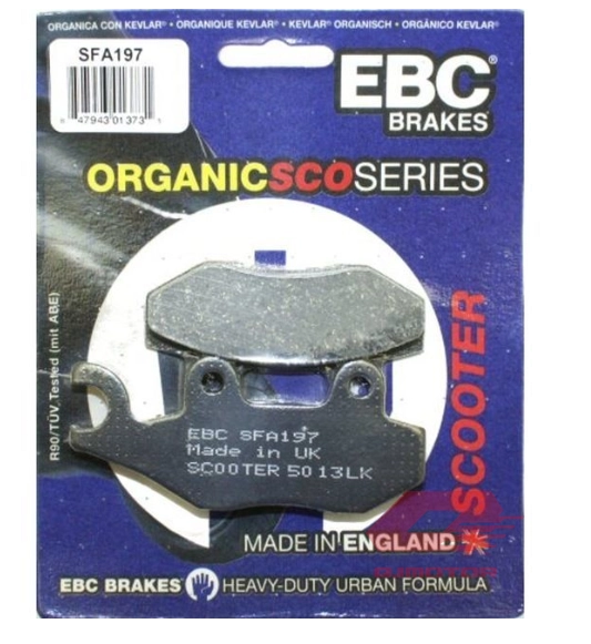 QJ TRX 12SRK125S125R ARKA BALATA EBC SFA197 B10