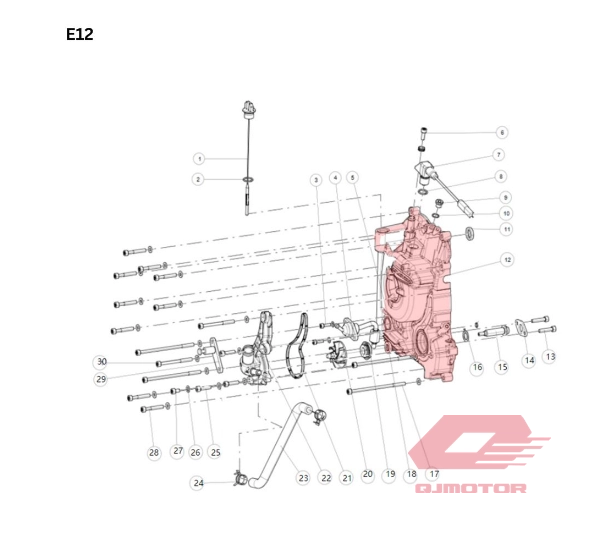 QJ FORTRESS 350 SAĞ KARTER KAPAK VE DEVİR DAİM KOM