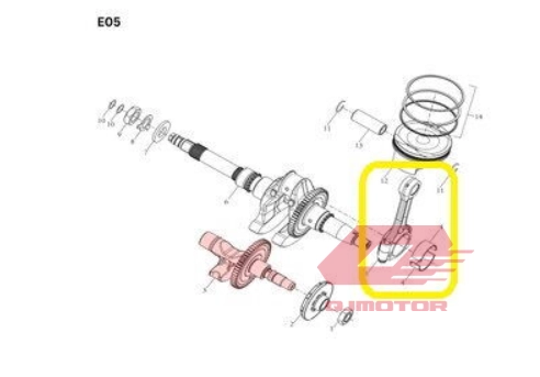 QJ FORTRESS 350 KRANK KOLU F27