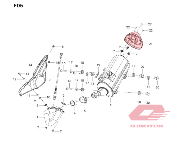 QJ FORTRESS 350 EGZOZ UCU PLASTİĞİ