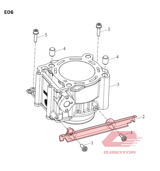 QJ FORTRESS 350 KABLO MUHAFAZA BRAKETİ F42