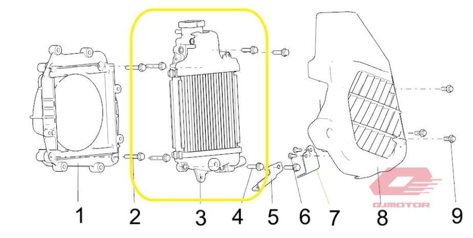 QJ ATR 125 RADYATÖR