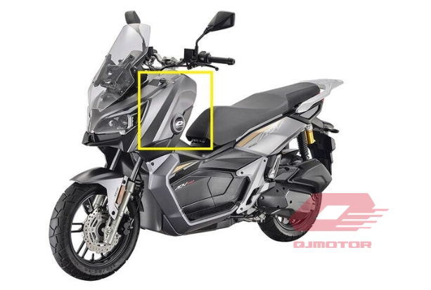 QJ ATR 125 ÖN SOL AMBLEM GRENAJI FÜME SARI