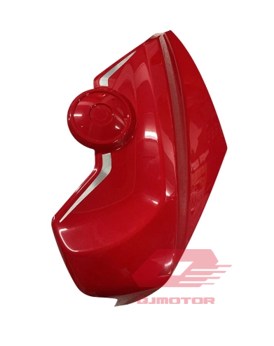 QJ ATR 125 ÖN SAĞ AMBLEM GRENAJI KIRMIZI GRİ