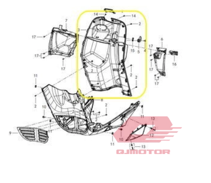 QJ LTM 125 İÇ KUTU KIRMIZI