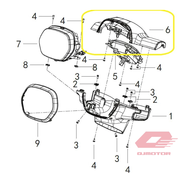 QJ LTM 125 KİLOMETRE MUHAFAZA YEŞİL